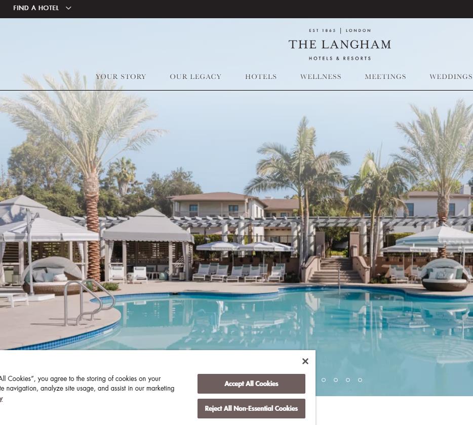 朗廷酒店及度假酒店官網